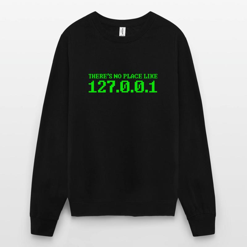 127.0.0.1 computer nerd outsider computer science Unisex Sweatshirt