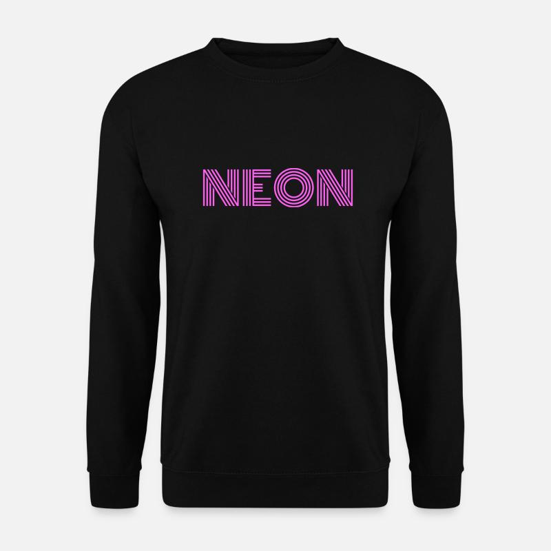 neon pink - Unisex Pullover - Schwarz