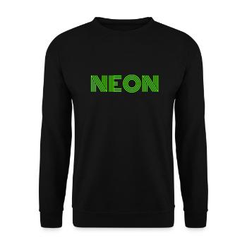 vert fluo - Sweat-shirt Unisexe - noir - Devant - Alina (178cm) & Michal (187cm)