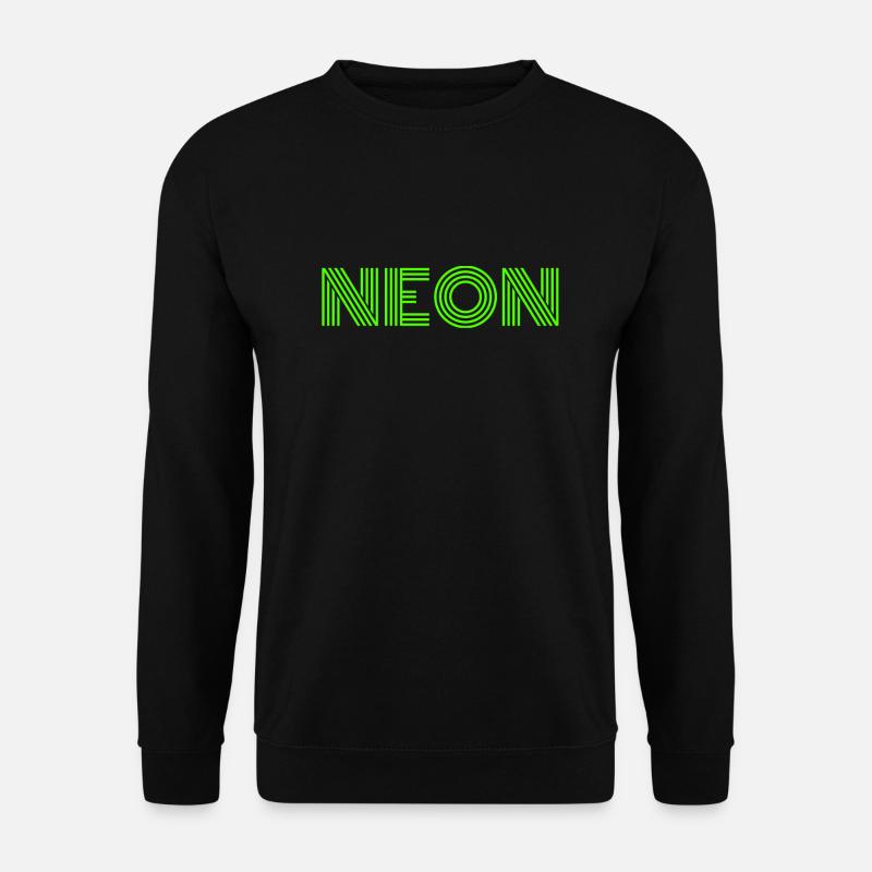neon green - Unisex Sweatshirt - black