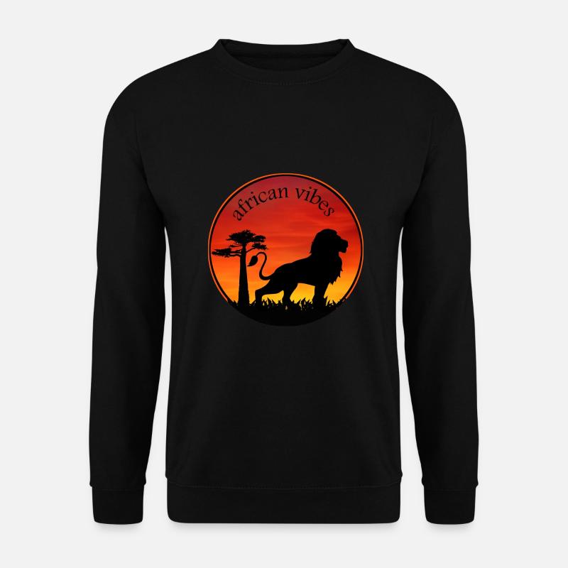 Lion 1 - Sweat-shirt Unisexe - noir