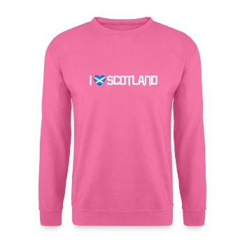 Ich liebe Schottland - Unisex Pullover - Pink - Vorne