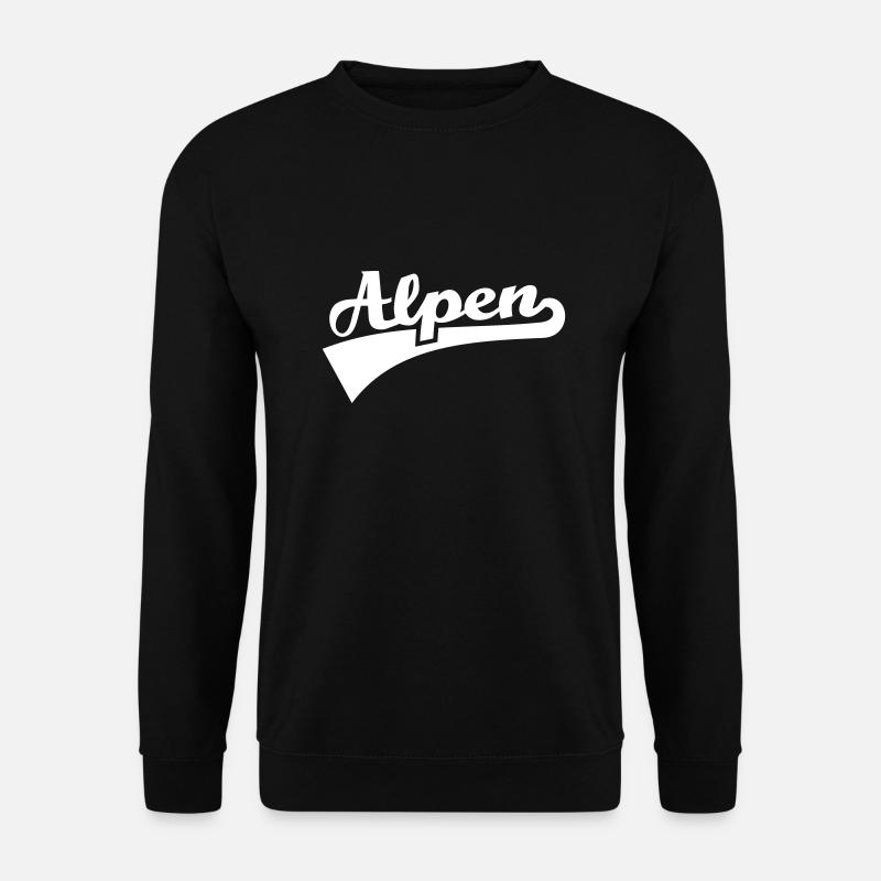 Alpen - Unisex Pullover - Schwarz