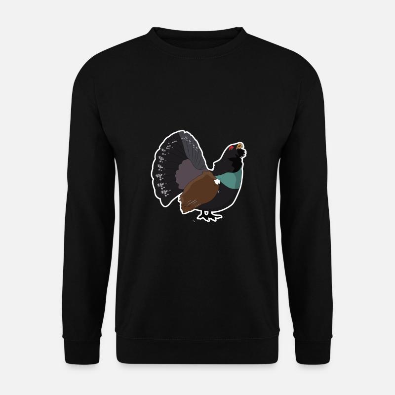 Auerhahn Motiv Wald Hahn - Unisex Pullover - Schwarz