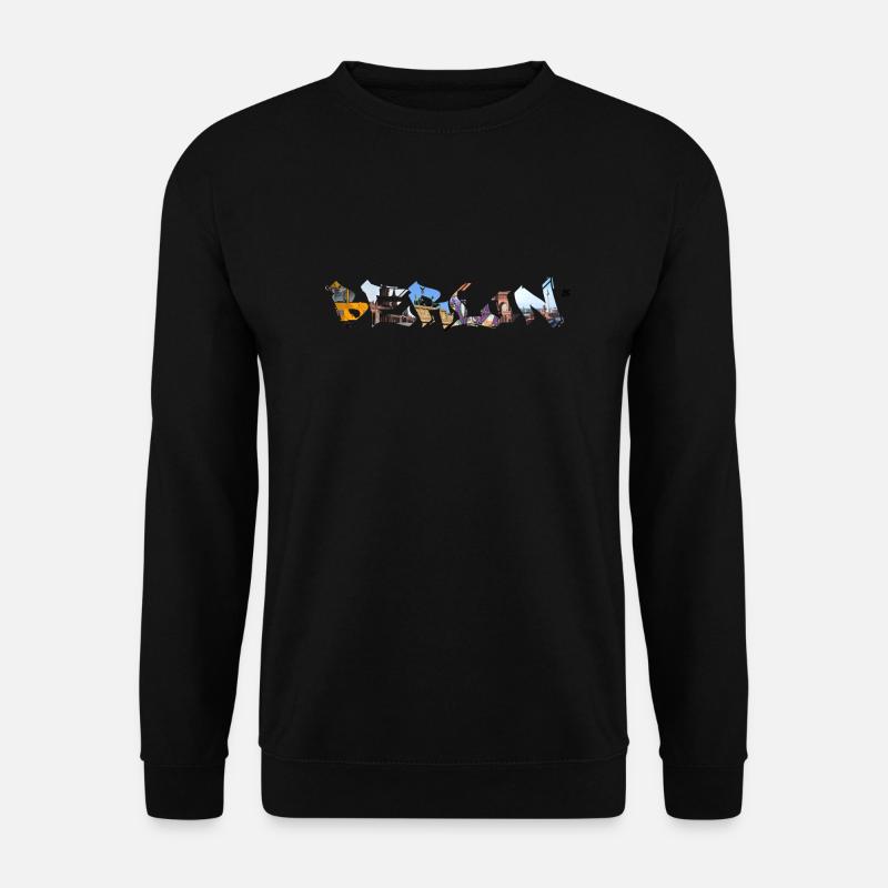 Berlin lettering - Unisex Sweatshirt - black
