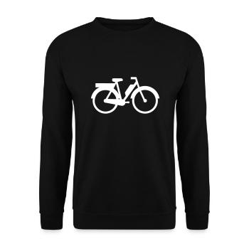 mobylette - Sweat-shirt Unisexe - noir - Devant - Alina (178cm) & Michal (187cm)