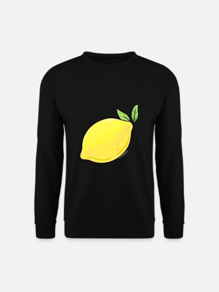 lemon - Unisex Sweatshirt - black