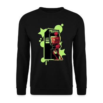 Salut-score - Sweat-shirt Unisexe - noir - Devant - Alina (178cm) & Michal (187cm)