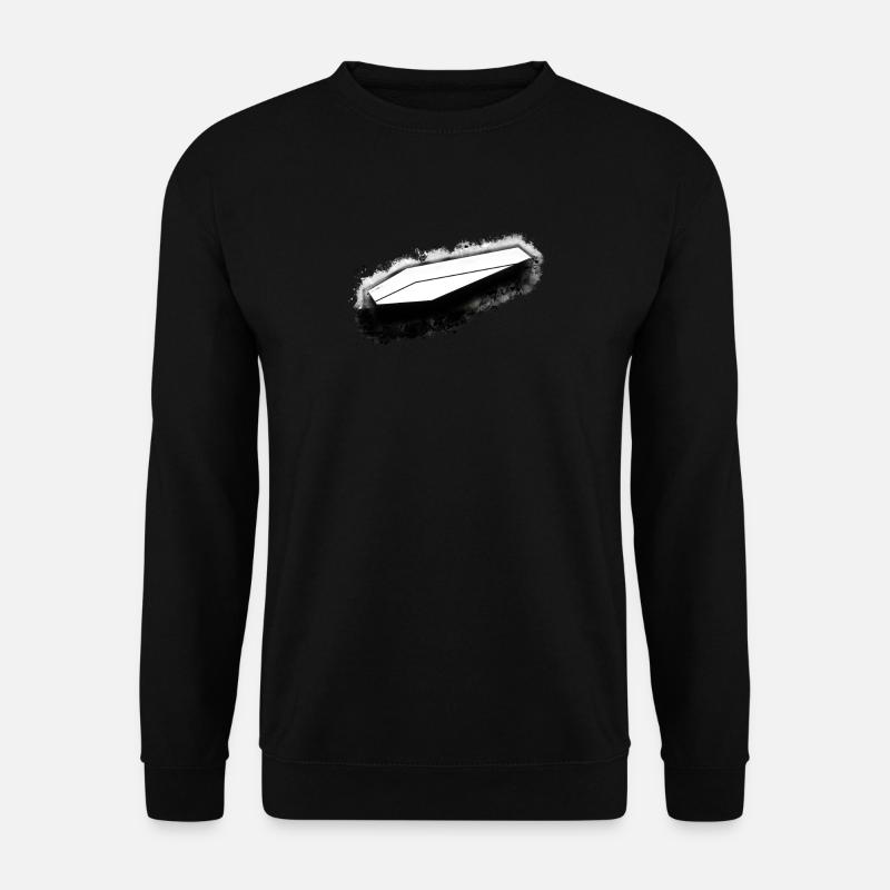 Coffin Dracula bright glowing - Unisex Sweatshirt - black