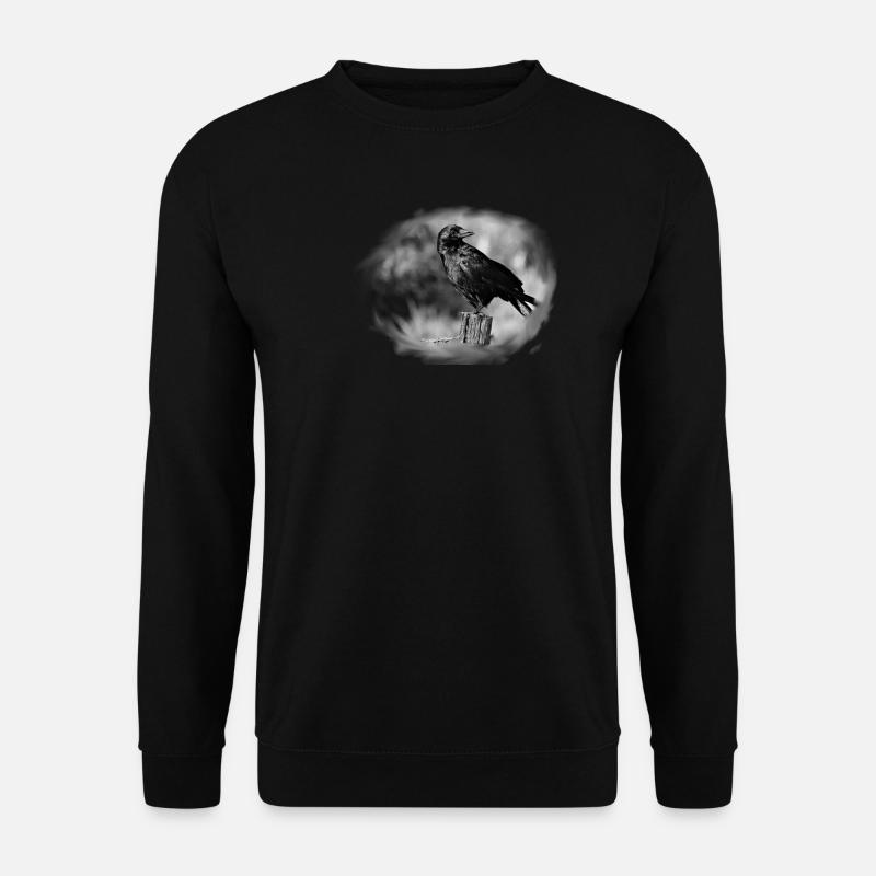 Crow - Unisex Sweatshirt - black