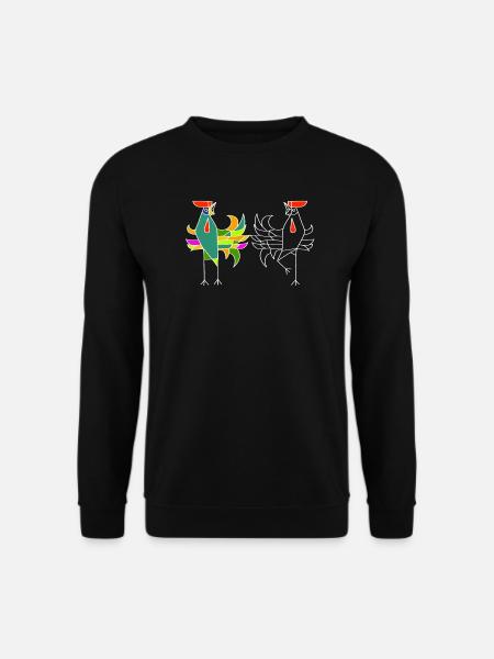 rooster - Unisex Sweatshirt - black
