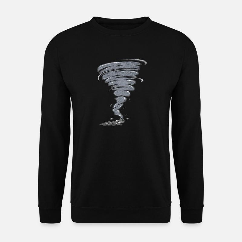 Sturmjäger Unwetterliebhaber Tornado - Unisex Pullover - Schwarz