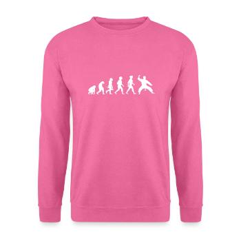 Evolution Karaté Arts Martiaux - Sweat-shirt Unisexe - rose - Devant