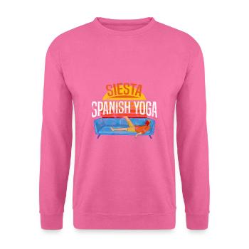 Siesta Spanish Yoga - Sweat-shirt Unisexe - rose - Devant