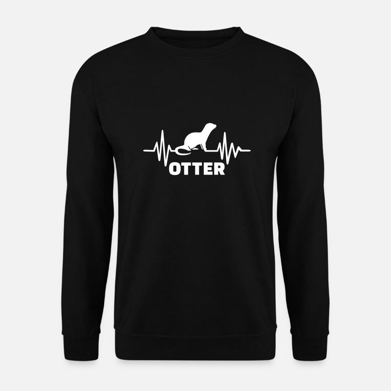 otter - Unisex Sweatshirt - black