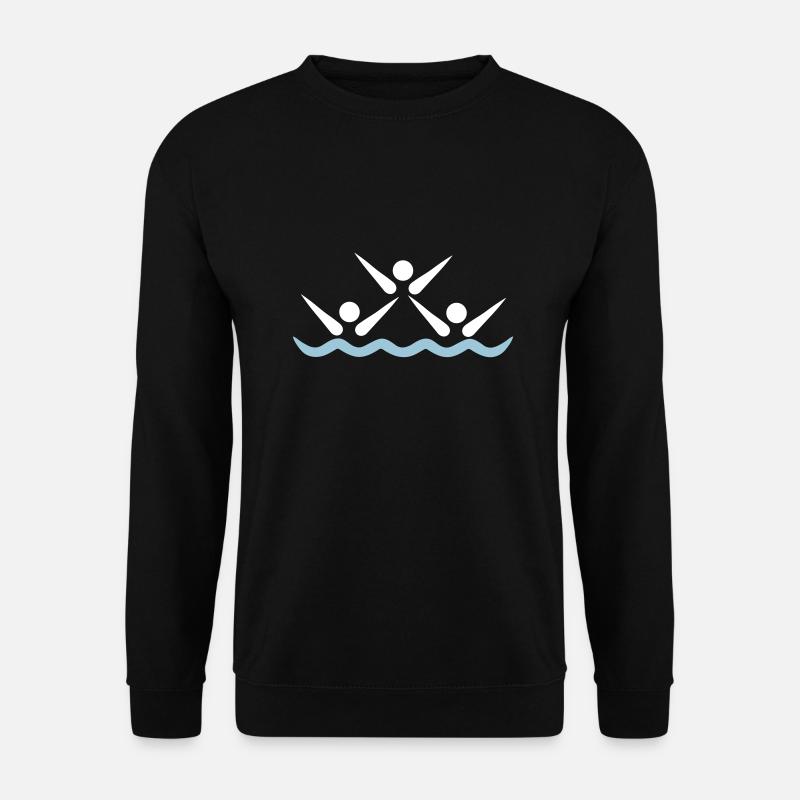 synchronized swimming - Unisex Sweatshirt - black