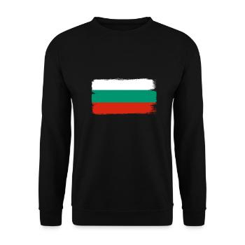 Bulgaria Flag Bulgarian flag Golden Sands - Unisex Sweatshirt - black - Front - Alina (178cm) & Michal (187cm)