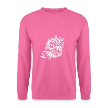 Medieval Core Mittelalter Initialen Castle Core - Unisex Pullover - Pink - Vorne