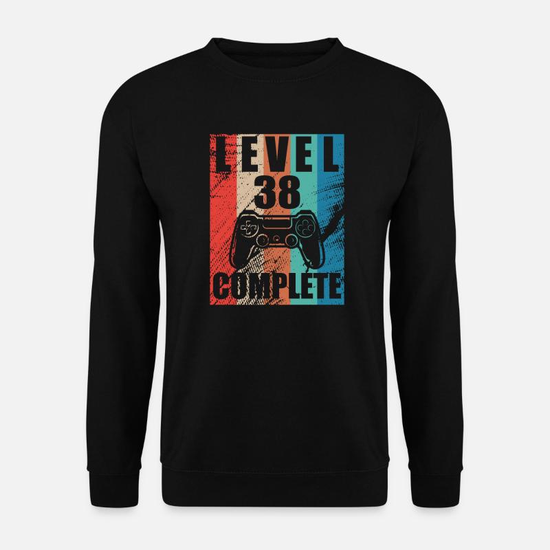 Level 38 complete - Unisex Sweatshirt - black