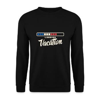 France Drapeau utilisé Look Drapeau français - Sweat-shirt Unisexe - noir - Devant - Alina (178cm) & Michal (187cm)