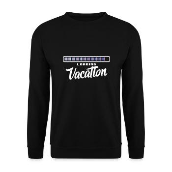 Drapeau de l’Islande Drapeau islandais vintage Look utilisé - Sweat-shirt Unisexe - noir - Devant - Alina (178cm) & Michal (187cm)