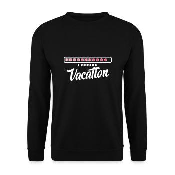 Großbritannien Flagge Union Jack Fahne London UK - Unisex Pullover - Schwarz - Vorne - Alina (178cm) & Michal (187cm)