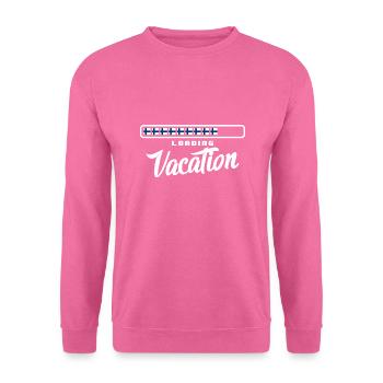 Finnland Flagge Suomi Finnische Fahne Used Look - Unisex Pullover - Pink - Vorne