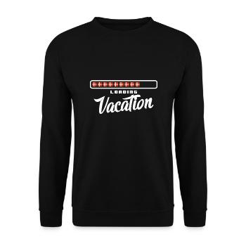 Danemark Drapeau Scandinavie Drapeau danois Voyage - Sweat-shirt Unisexe - noir - Devant - Alina (178cm) & Michal (187cm)