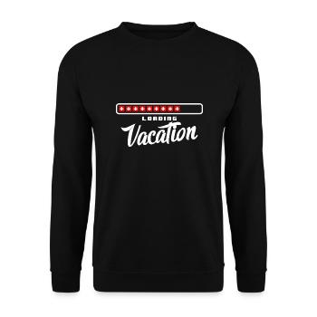 Suisse Flag Croix Vintage Occasion Look Suisse - Sweat-shirt Unisexe - noir - Devant - Alina (178cm) & Michal (187cm)
