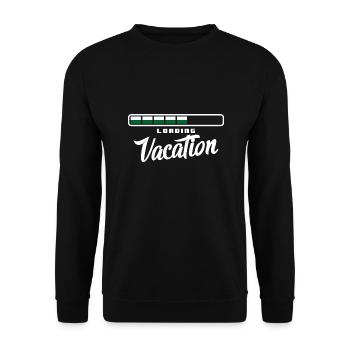 Sachsen Flagge Sächsische Fahne Ossi Urlaub SN - Unisex Pullover - Schwarz - Vorne - Alina (178cm) & Michal (187cm)
