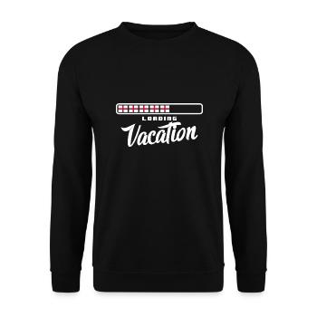 England Flag Vintage English Flag Used Look - Unisex Sweatshirt - black - Front - Alina (178cm) & Michal (187cm)