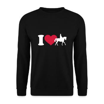 J'aime rouler - Sweat-shirt Unisexe - noir - Devant - Alina (178cm) & Michal (187cm)