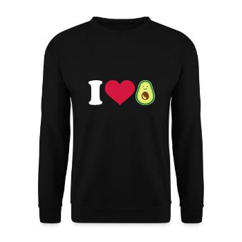 avocat - Sweat-shirt Unisexe - noir - Devant - Alina (178cm) & Michal (187cm)