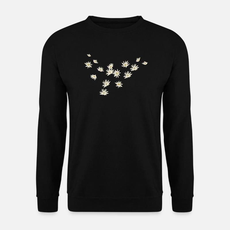 Gaenseblume Fruehling Natuerliche Geschenkidee - Unisex Pullover - Schwarz