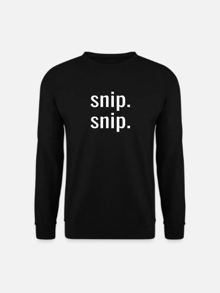 Schnippchen Schnipsel lustige Vasektomie Chirurgie Vasektomie Tag mich - Unisex Pullover - Schwarz