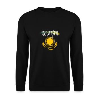 Bratan Kazakhstan - Sweat-shirt Unisexe - noir - Devant - Alina (178cm) & Michal (187cm)