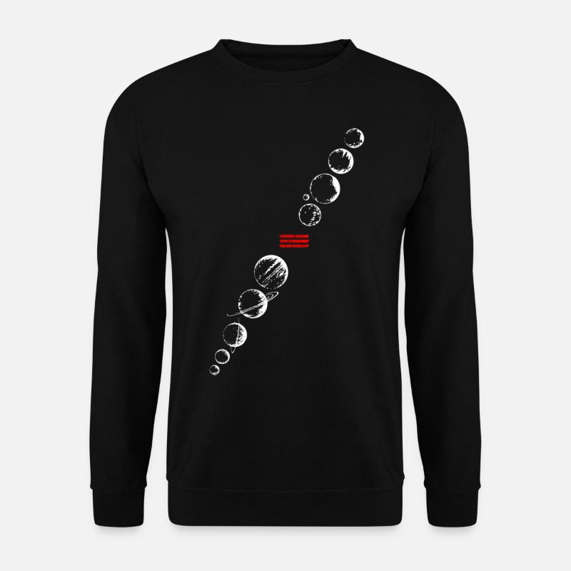 space car lands on mars - Unisex Sweatshirt - black