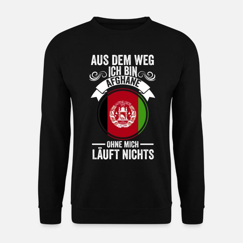 Afghanistan Afghane Afghan Afghanen Geschenk - Unisex Pullover - Schwarz