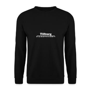 Tilburg Koordinaten - Unisex Pullover - Schwarz - Vorne - Alina (178cm) & Michal (187cm)