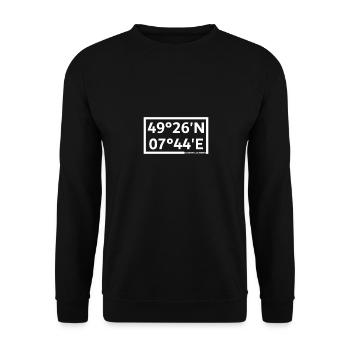 Kaiserslautern coordinates - Unisex Sweatshirt - black - Front - Alina (178cm) & Michal (187cm)