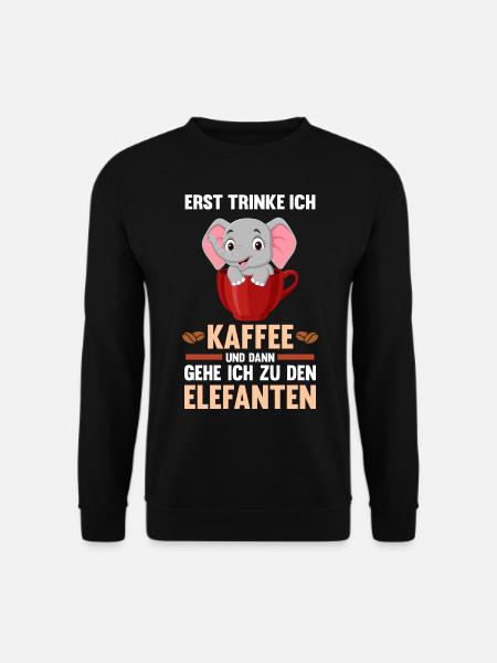 Elefantzüchter Elefanten Elefant - Unisex Pullover - Schwarz