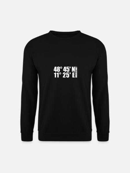 Ingolstadt Koordinaten - Unisex Pullover - Schwarz