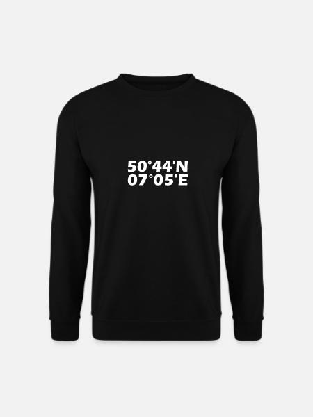 Coordonnées de Bonn - Sweat-shirt Unisexe - noir