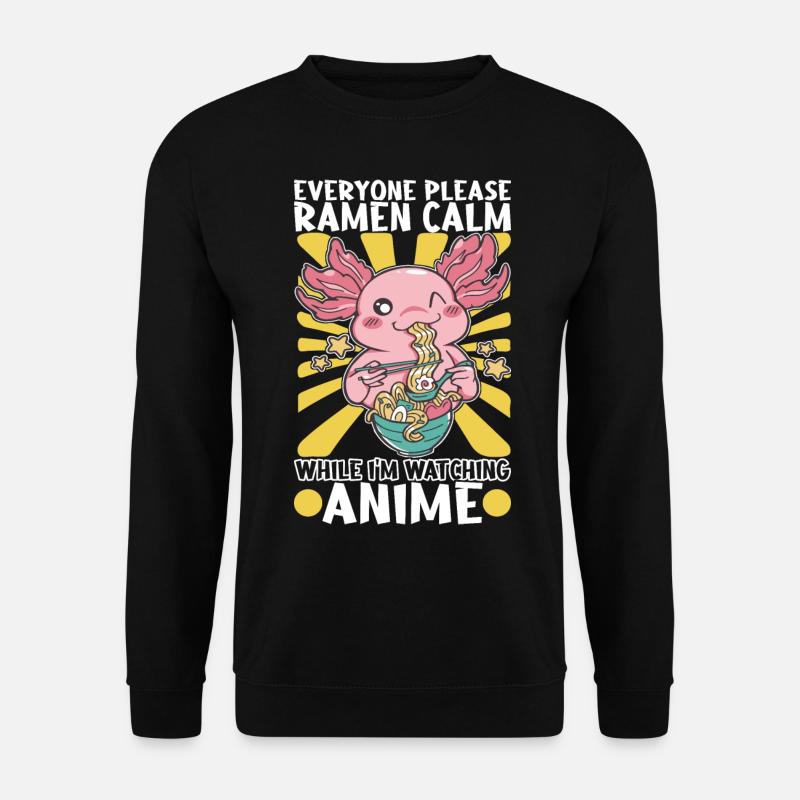 Anime Ramen Manga - Unisex Pullover - Schwarz