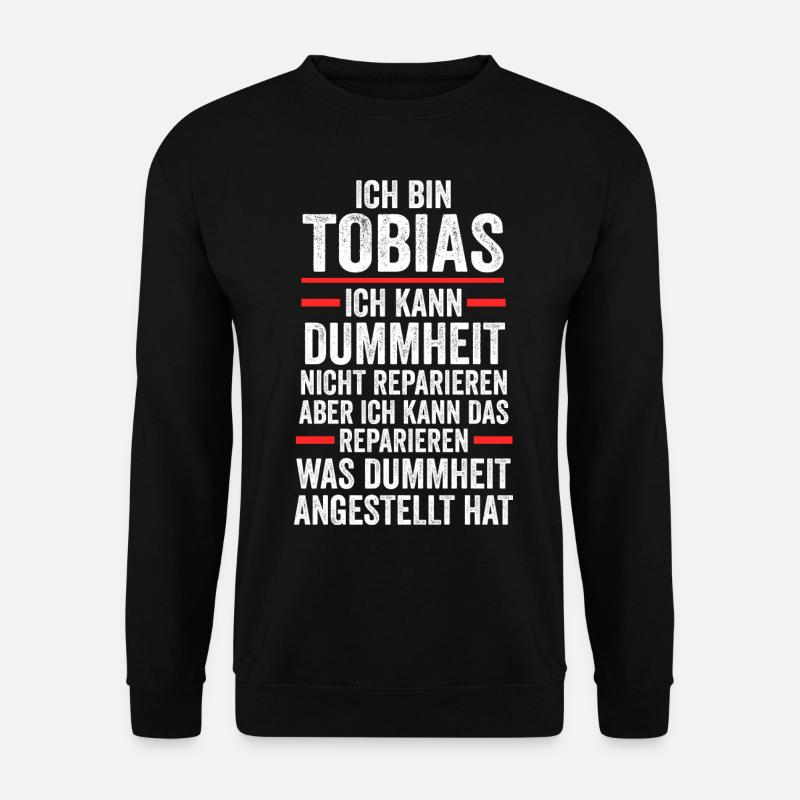 Tobias - Unisex Pullover - Schwarz
