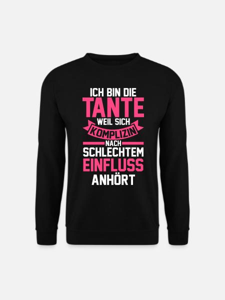 Patentante Tante - Unisex Pullover - Schwarz