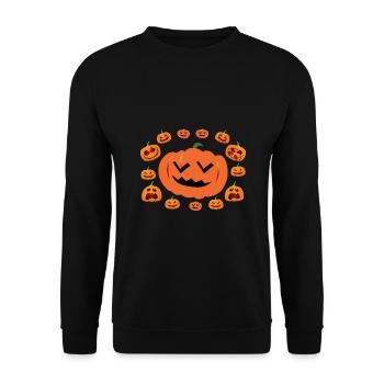 Halloween - Sweat-shirt Unisexe - noir - Devant - Alina (178cm) & Michal (187cm)