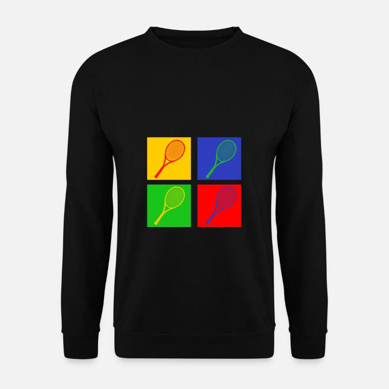 Tennis - Unisex Pullover - Schwarz