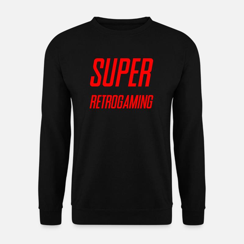 SUPER RETROGAMING - Unisex Sweatshirt - black