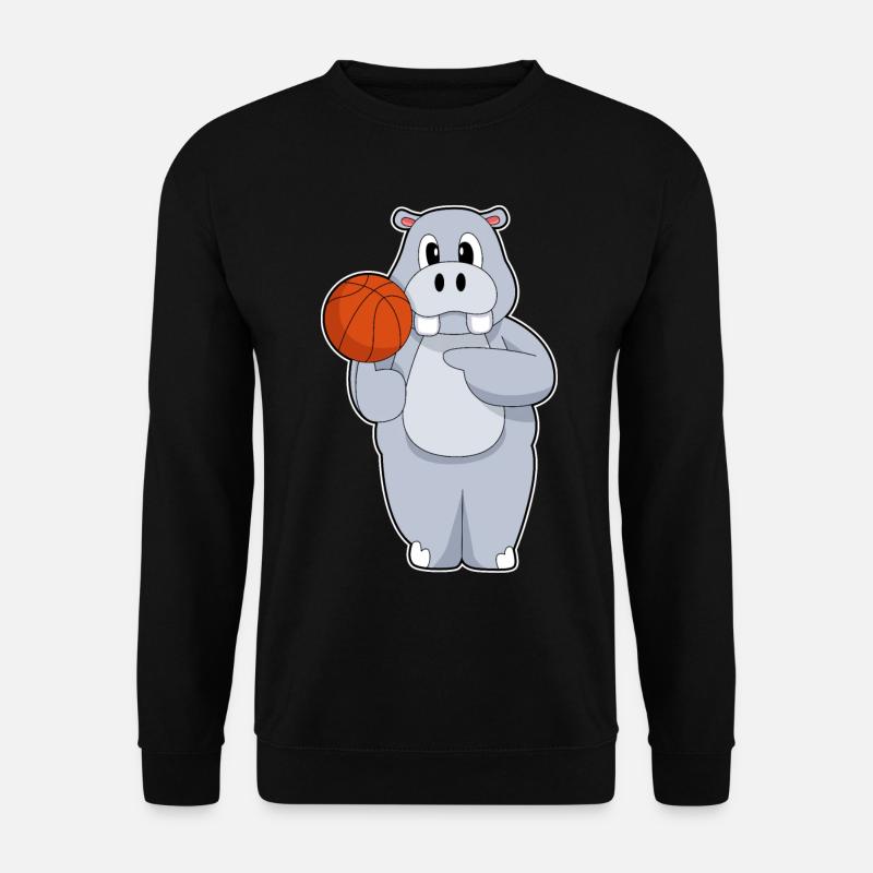 Hippo Basketteur Basketteur - Sweat-shirt Unisexe - noir